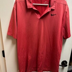 Nike Men's Vibrant Red Polo Shirt size XL/ pre owned B138